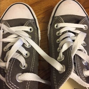 Women’s Converse Sneakers, 7.5, gray, lightly used